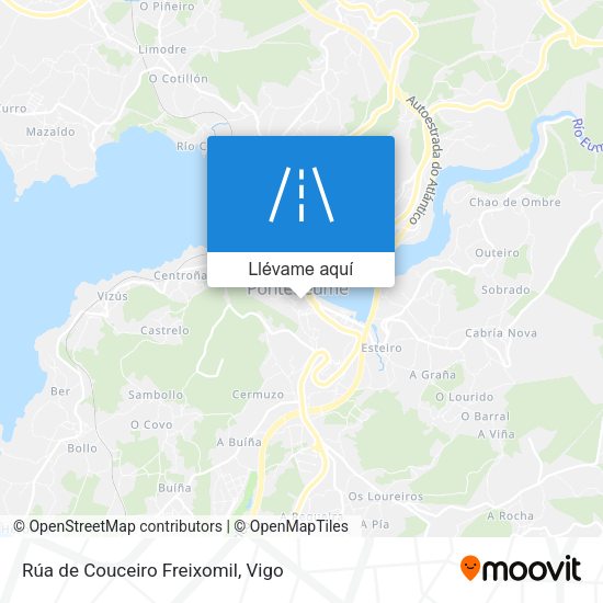 Mapa Rúa de Couceiro Freixomil