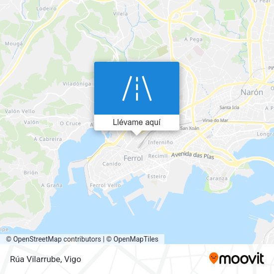 Mapa Rúa Vilarrube
