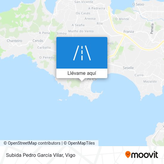 Mapa Subida Pedro García Vilar
