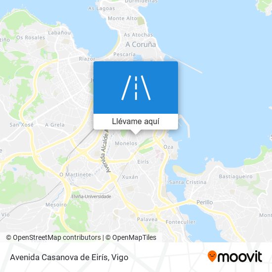 Mapa Avenida Casanova de Eirís