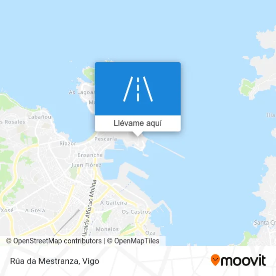 Mapa Rúa da Mestranza