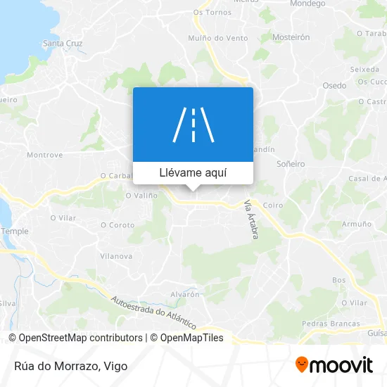 Mapa Rúa do Morrazo