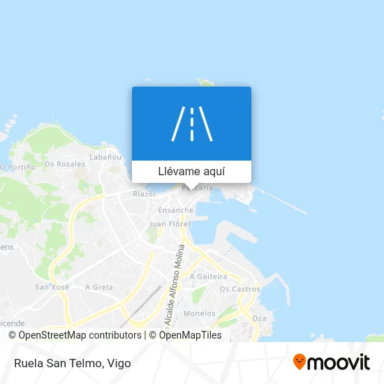 Mapa Ruela San Telmo