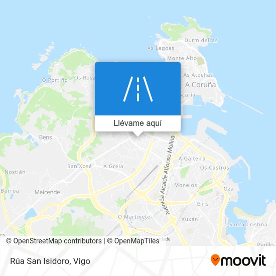 Mapa Rúa San Isidoro