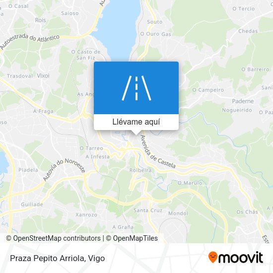 Mapa Praza Pepito Arriola