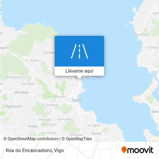 Mapa Rúa do Encascadoiro