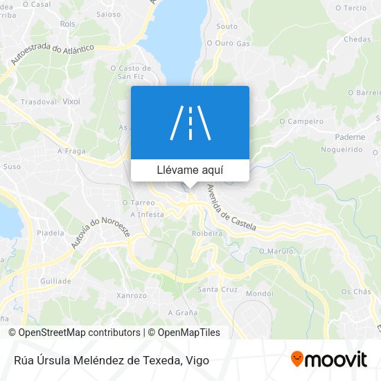 Mapa Rúa Úrsula Meléndez de Texeda