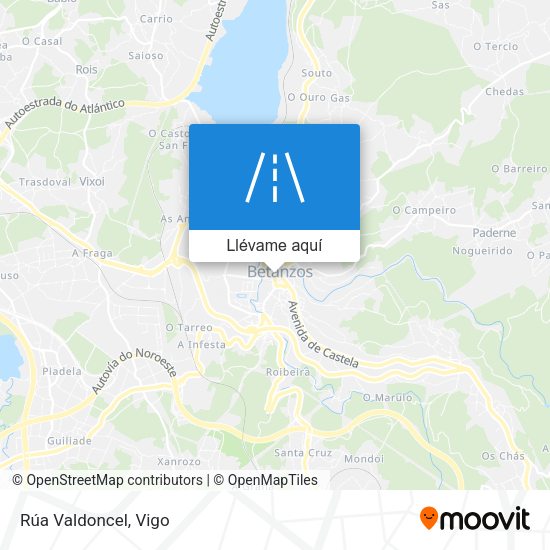 Mapa Rúa Valdoncel