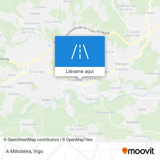 Mapa A Miñoteira