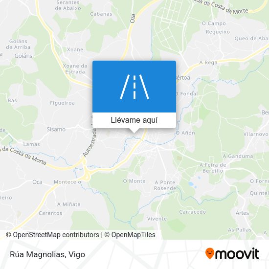 Mapa Rúa Magnolias