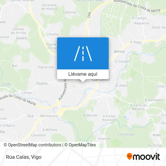 Mapa Rúa Calas