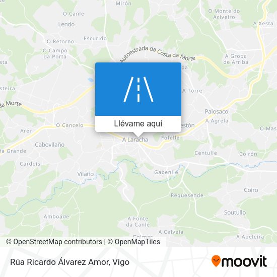 Mapa Rúa Ricardo Álvarez Amor
