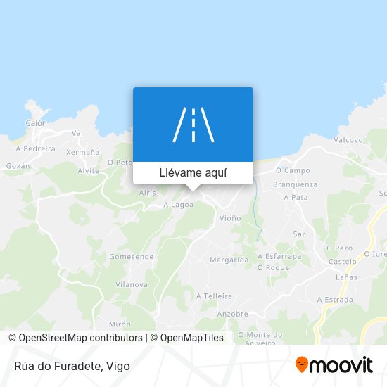 Mapa Rúa do Furadete
