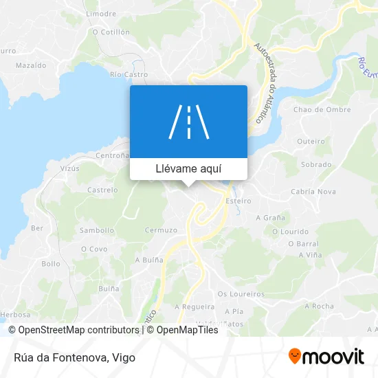 Mapa Rúa da Fontenova