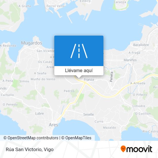 Mapa Rúa San Victorio