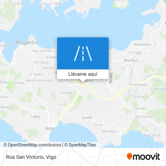 Mapa Rúa San Victorio