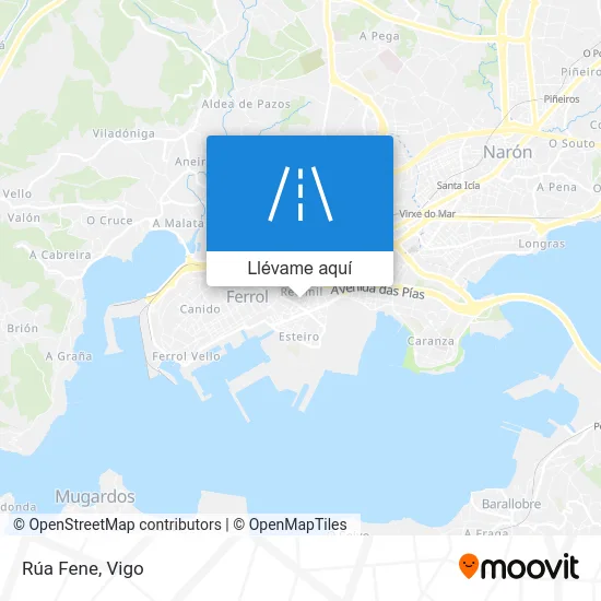 Mapa Rúa Fene