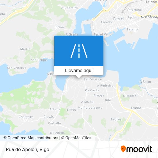 Mapa Rúa do Apelón