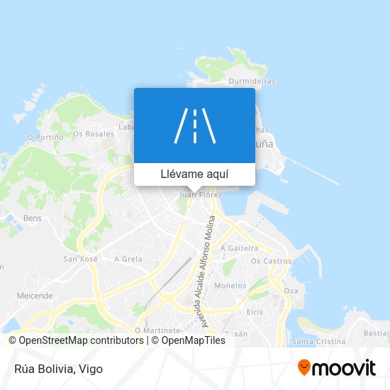Mapa Rúa Bolivia