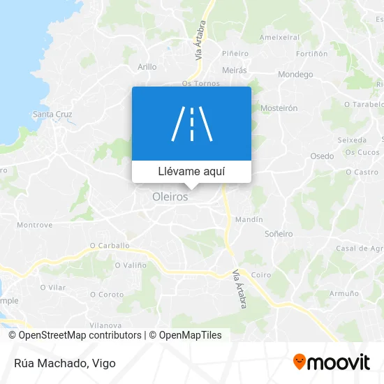 Mapa Rúa Machado