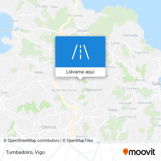 Mapa Tumbadoiro