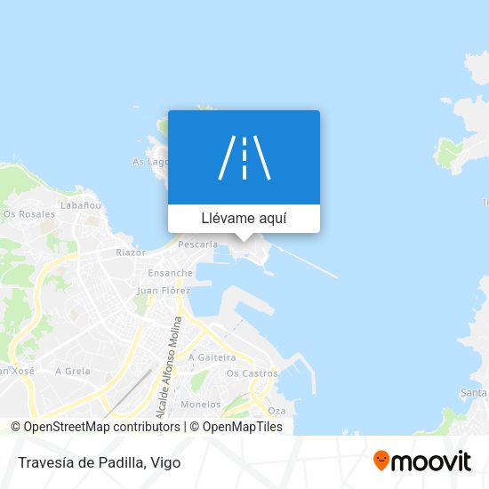 Mapa Travesía de Padilla