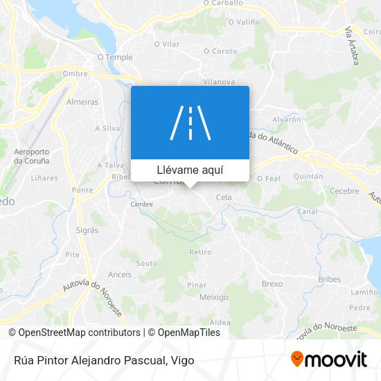 Mapa Rúa Pintor Alejandro Pascual