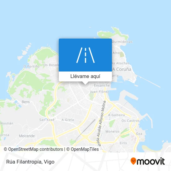 Mapa Rúa Filantropía