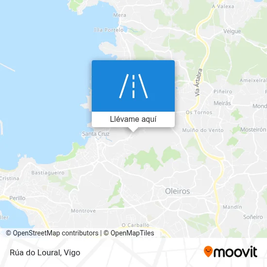 Mapa Rúa do Loural