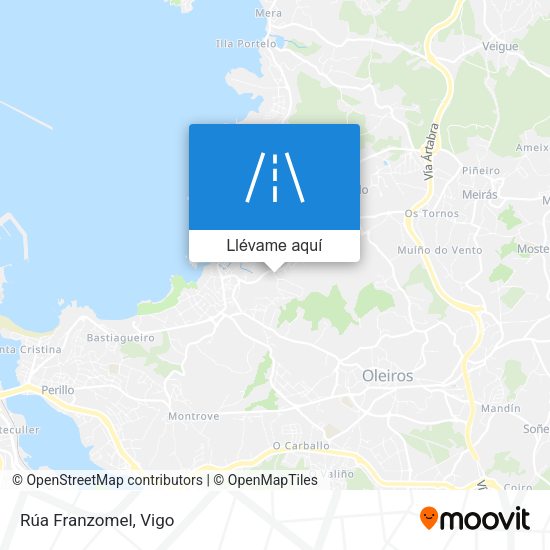 Mapa Rúa Franzomel