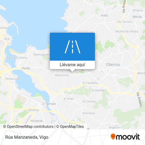 Mapa Rúa Manzaneda