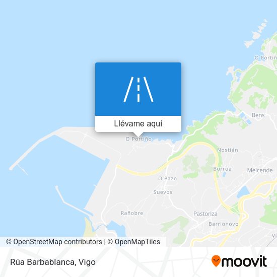 Mapa Rúa Barbablanca