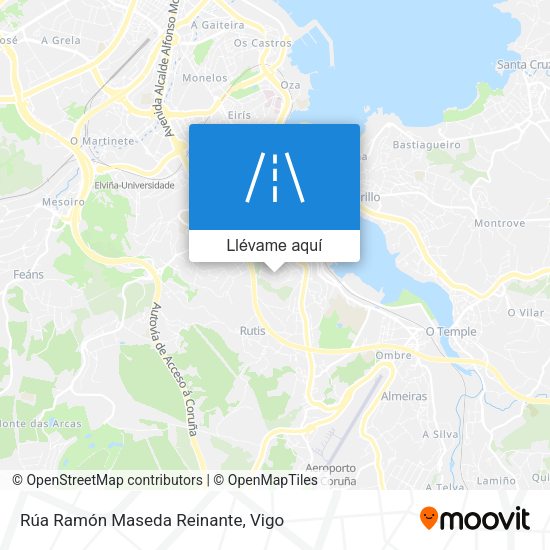 Mapa Rúa Ramón Maseda Reinante