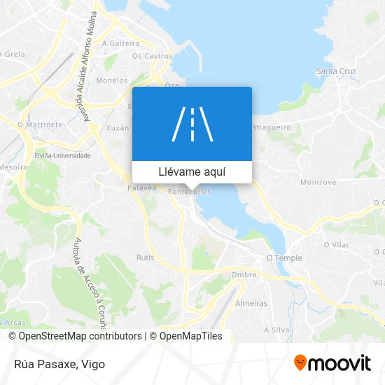 Mapa Rúa Pasaxe