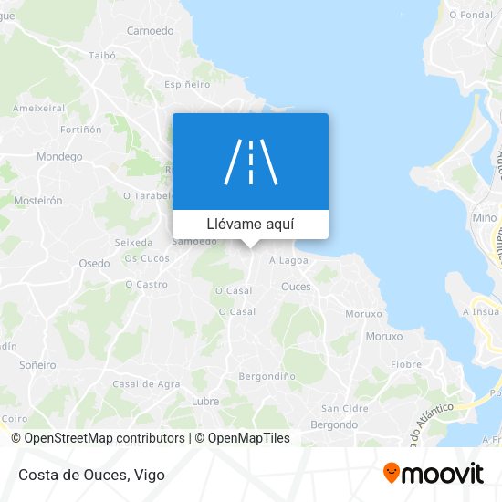 Mapa Costa de Ouces
