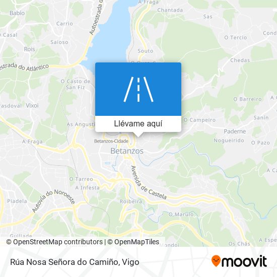 Mapa Rúa Nosa Señora do Camiño