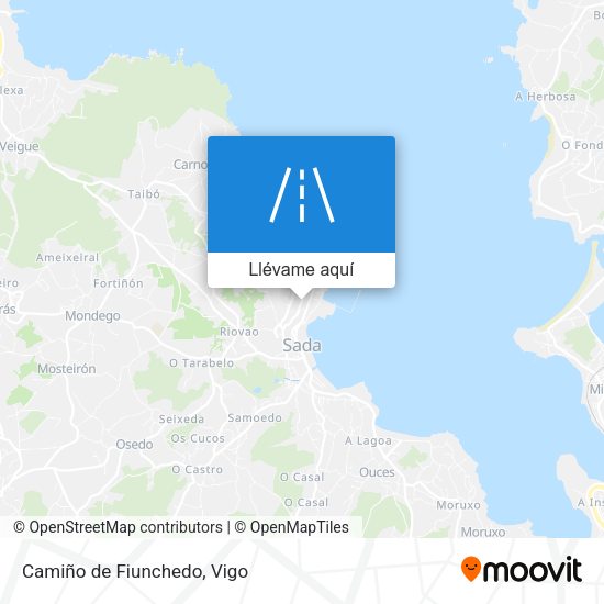 Mapa Camiño de Fiunchedo