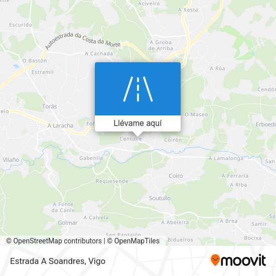 Mapa Estrada A Soandres