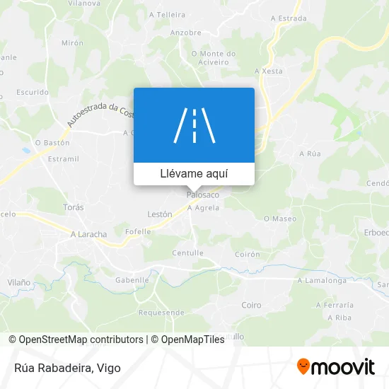 Mapa Rúa Rabadeira