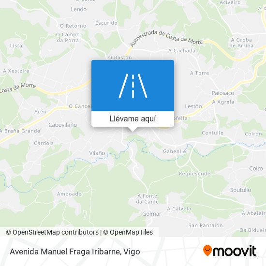 Mapa Avenida Manuel Fraga Iribarne