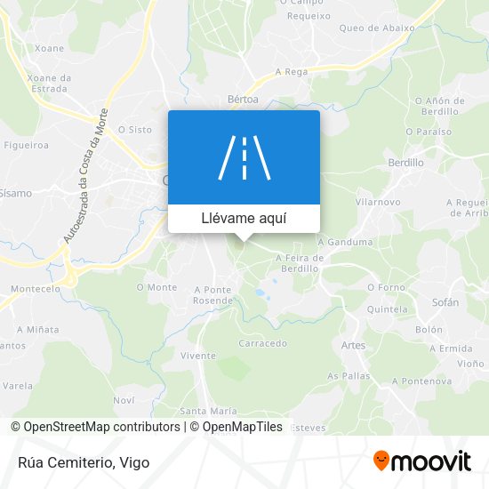 Mapa Rúa Cemiterio