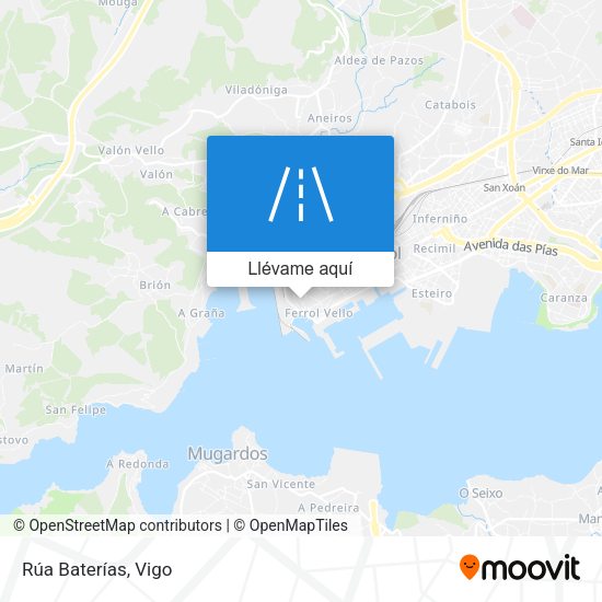 Mapa Rúa Baterías