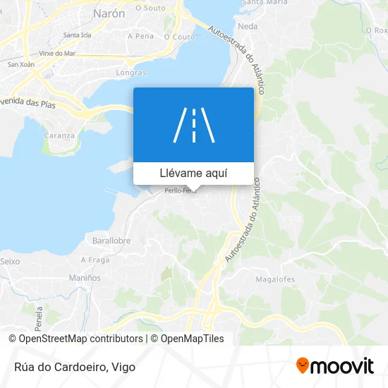 Mapa Rúa do Cardoeiro