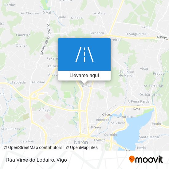 Mapa Rúa Virxe do Lodairo