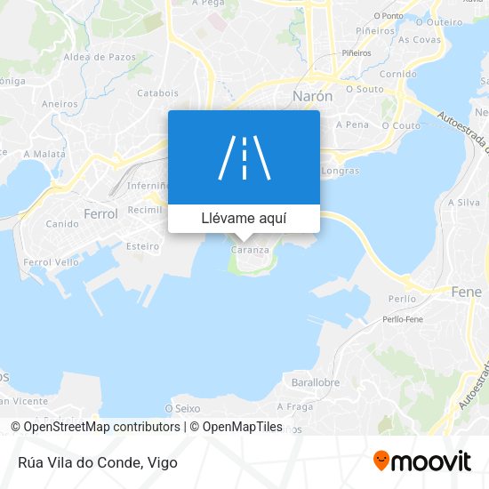 Mapa Rúa Vila do Conde