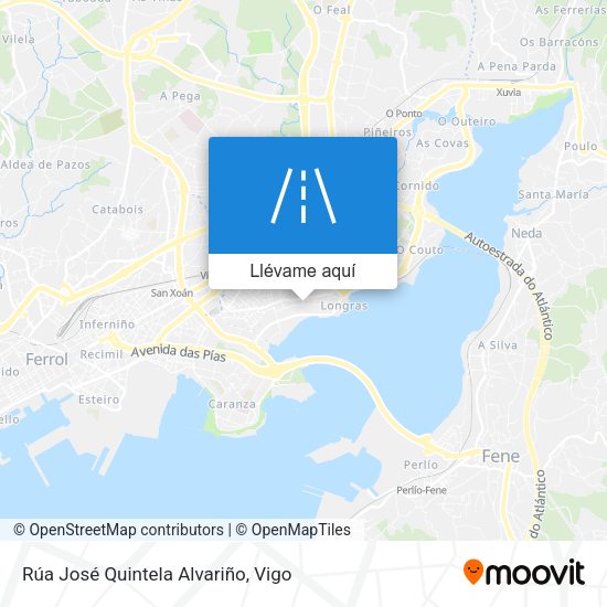 Mapa Rúa José Quintela Alvariño