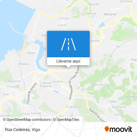 Mapa Rúa Cedeiras
