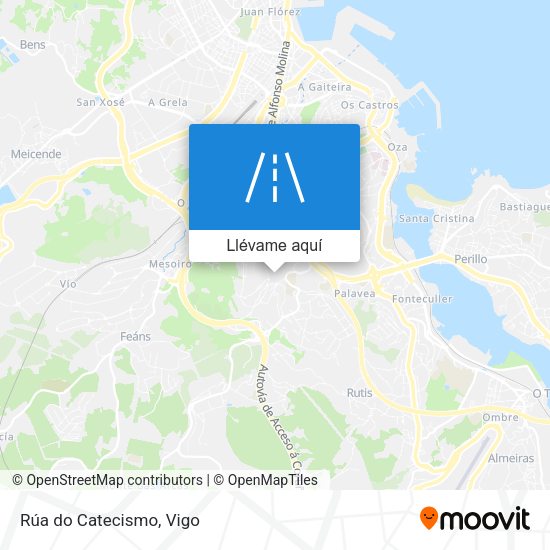 Mapa Rúa do Catecismo