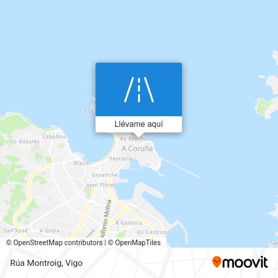 Mapa Rúa Montroig