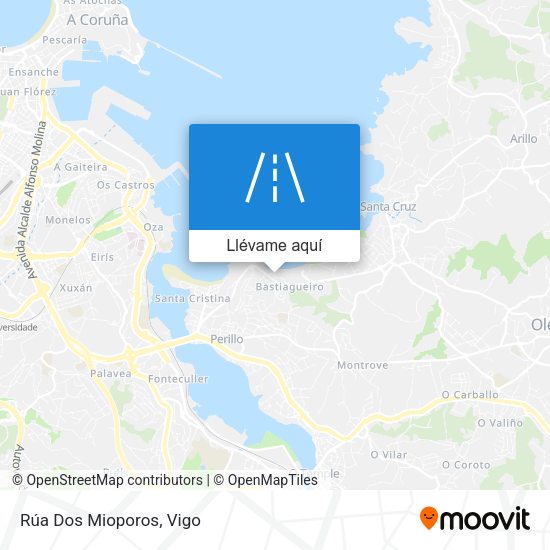 Mapa Rúa Dos Mioporos